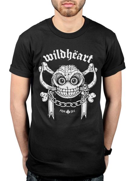 

official the wildhearts for life t-shirt endless nameless sus if heard cotton basic models tee shirt