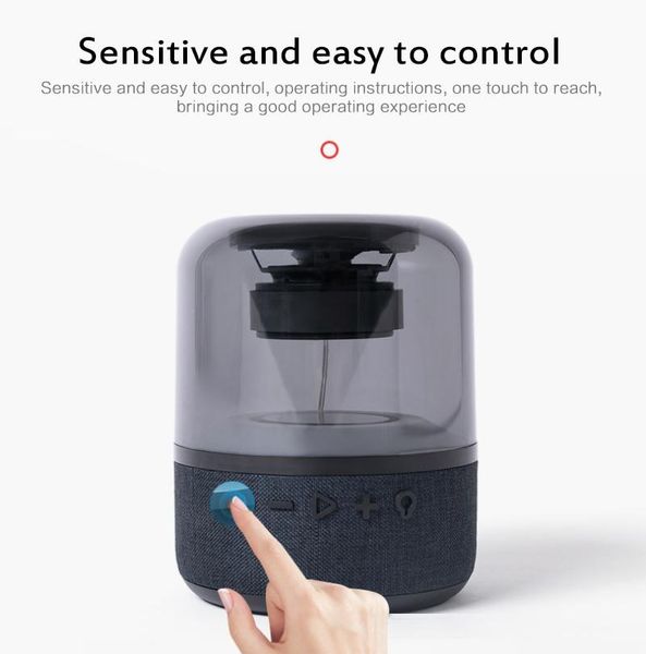 

tws series speaker wireless bluetooth bass new creative four-color lamp stereo speakers with mircophone soundbar tron smart