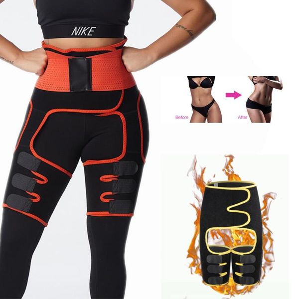 

professional leg trimmers sport goods yoga sweat belt thigh slimmer wrap outdoor waist protection marvellous waist trimmer, Black;gray