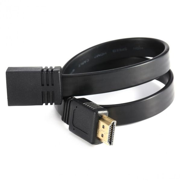 

vife new 50cm flat hdmi extender cable male to female extension cable for 1080p hdtv