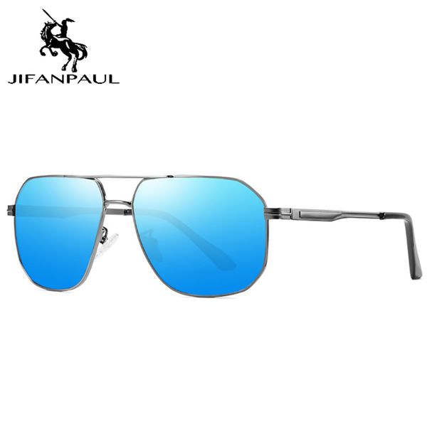 

jifanpaul women brand men's vintage square sunglasses polarized uv400 lens eyewear accessories male fashion sun glasses for men, White;black