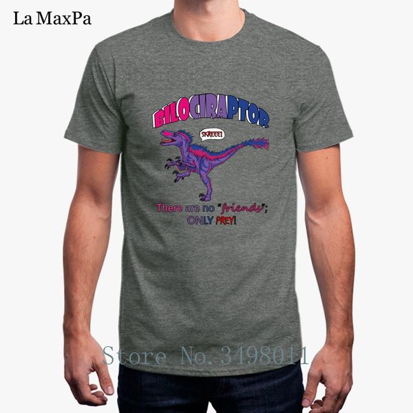 

printed bisexual pride bilociraptor t-shirt basic solid t shirt for mens o neck summer tee shirt man male euro size s-3xl