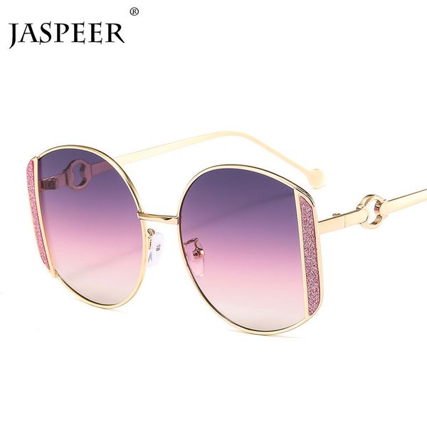 

jaspeer sunglasses women men 2020 fashion red black clear lens one piece men gafas shade mirror uv400, White;black