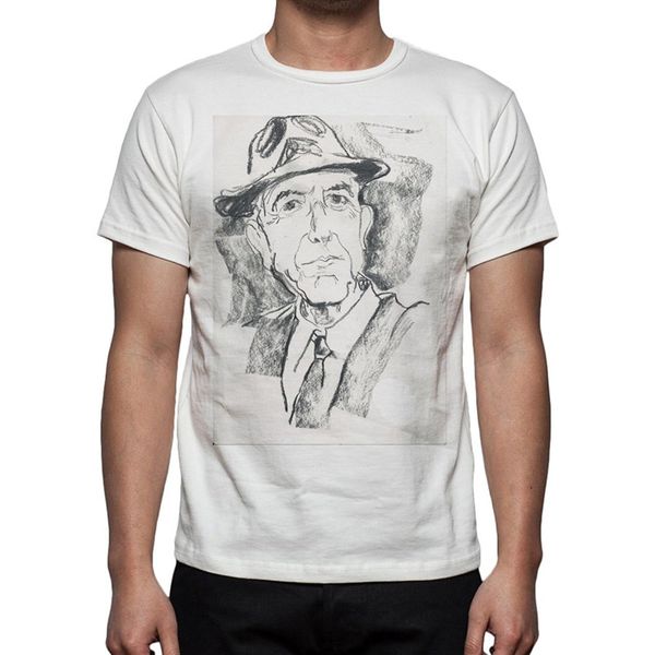 

2020 fashion summer style palalula men's leonard cohen tribute t-shirt tee shirt