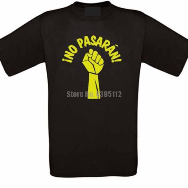 

no pasaran punk putin russia russia homme tee shirt hip hop clothing t shirt fashion 2019 t-shirt o neck t-shirts mens