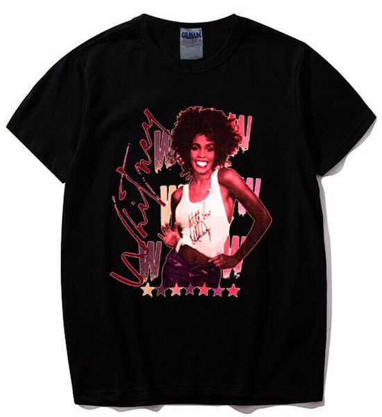 

whitney houston shirt with you tee short sleeve vintage tshirt new fashion cool casual t shirts