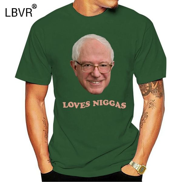 

rare wang bernie sanders loves nigg@s t shirt size m blue fitness tee shirt