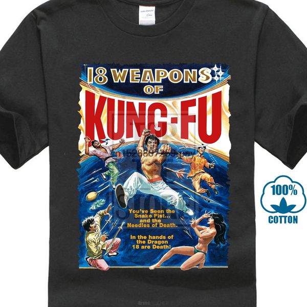 

18 weapons of kung fu 1976 t shirt all sizes s to 4xl