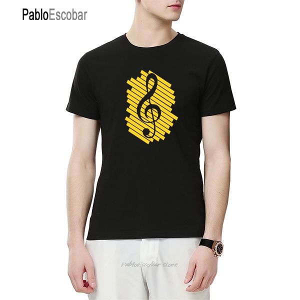 

music lovers summer men t-shirts fashion notes printed t shirt cotton teacher's gift short sleeve brand male
