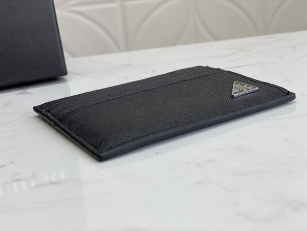 

2020 free shipping new fashion men's black card holder