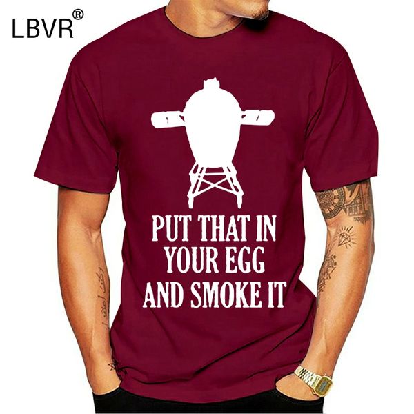 

big green egg bbq smoker t shirt for men funny meat smoking bge tshirt summer style casual wear tee shirt