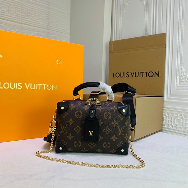 

2020petite malle souple handbag handbag wallet backpack main card holder duffle bag women handbags handbag horsebit card holder m45571 black