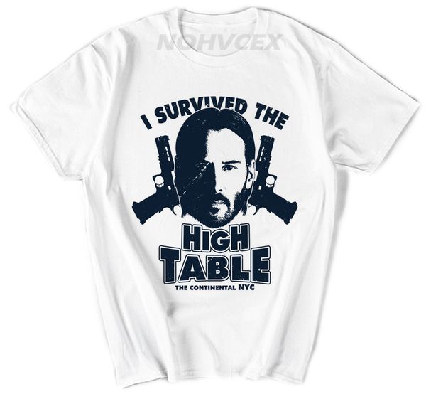

john wick tv show tee shirt men man's short sleeve cotton custom