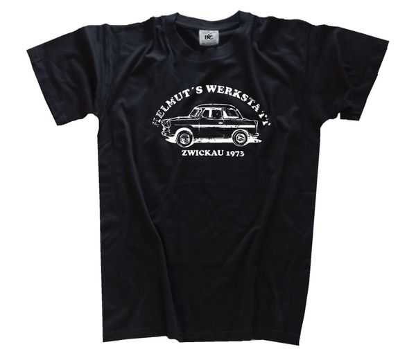 

helmuts workshop цвиккау 1973 trabi gdr гонки pasteboard fun t-shirt s-3xl homme 2020 новый casual с коротким рукавом мужчины прохладный tee