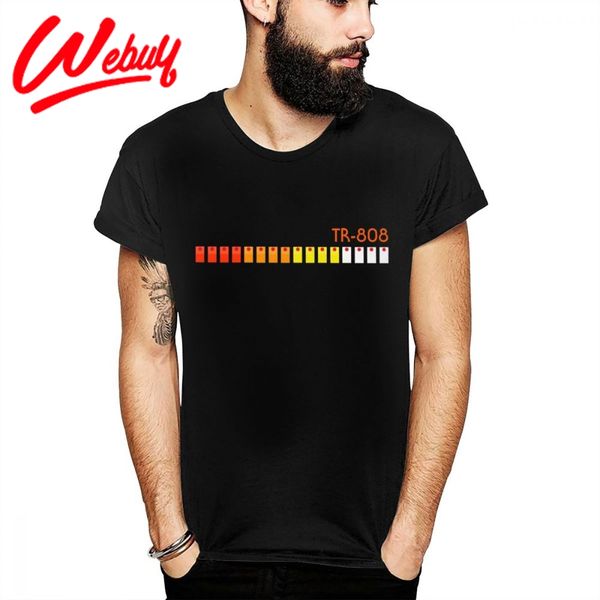 

roland tr 808 303 909 t shirt fashion acid vintage t-shirt casual soft cotton o-neck short sleeve plus size