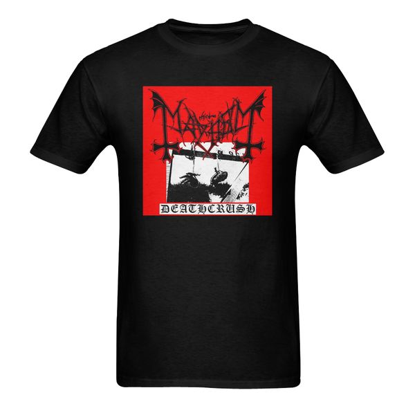 

новый vintage 80's mayhem deathc сша t-shirt на заказ специальная печать футболочку