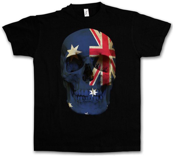 

2019 classic австралия skull flag t-shirt - байкер mc banner размеры s - 5xl
