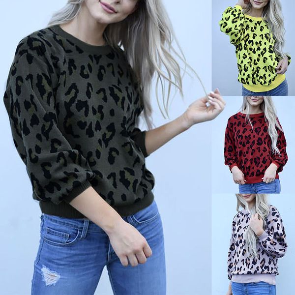 

yoga outfits leopard shirts women running breathable long sleeve t-shirts for female gym sport fitness, White;red