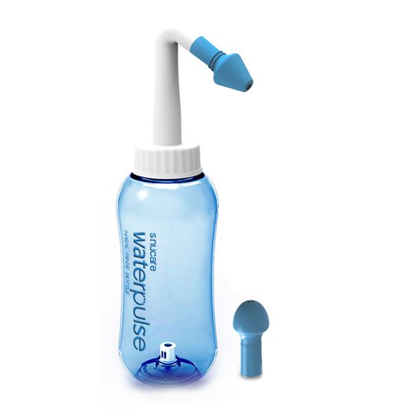 

300ml nasal wash neti pot sachets sinus nose cleaner bottle nasal irrigator wash pot saline children baby nose care kg66