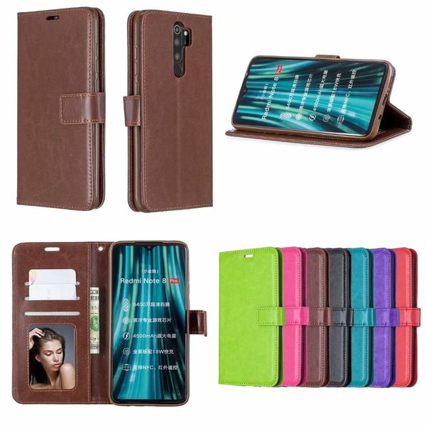 

crazy horse wallet leather pu phone p frame cases case for xiaomi 6x a2 9 se 7a redmi note 8 7 k20 pro