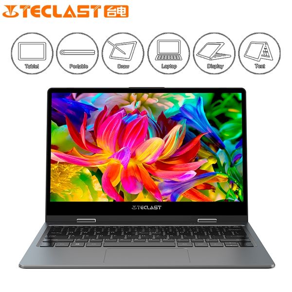 

teclast f5 lapintel gemini lake n4100 quad core 8gb ram 256gb ssd windows10 360 rotating touch screen 11.6" notebook pc