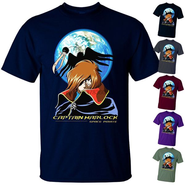 

anime space pirate captain harlock v4 1978 t shirt (black) all sizes s-5xl