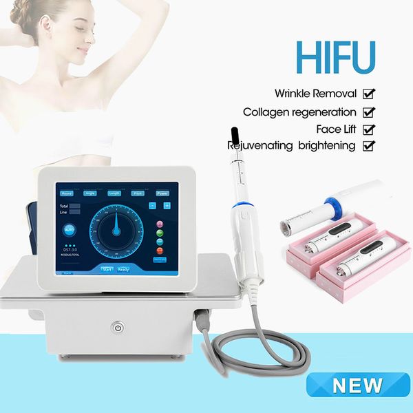 

private hifu skin tightening beauty machine vaginal rejuvenation facial wrinkle removal body slimming ultrasound fat burning 2 cartridges