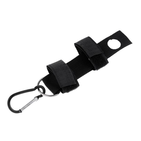 

bottle holder / caddy with carabiner & d-loop - new fly fishing tool