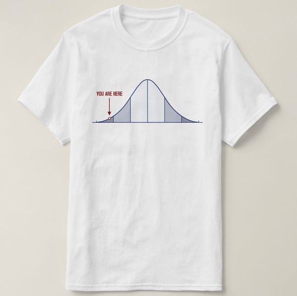 

2019 printed men t shirt cotton short sleeve iq bell curve you are here t-shirt women tshirt