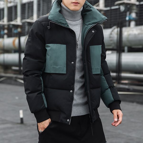 

men's down & parkas 2021 winter jacket men -20 degree thicken warm hooded coat man's jackets outwear jaqueta masculina abz615, Black