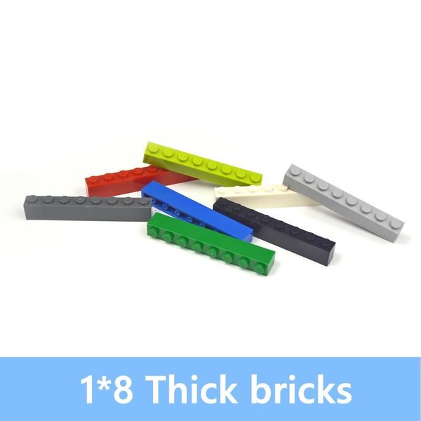 

18 dots thick bricks multiple color educational creative diy bulk set building blocks 30pcs compatible all brands classic parts qyllbf