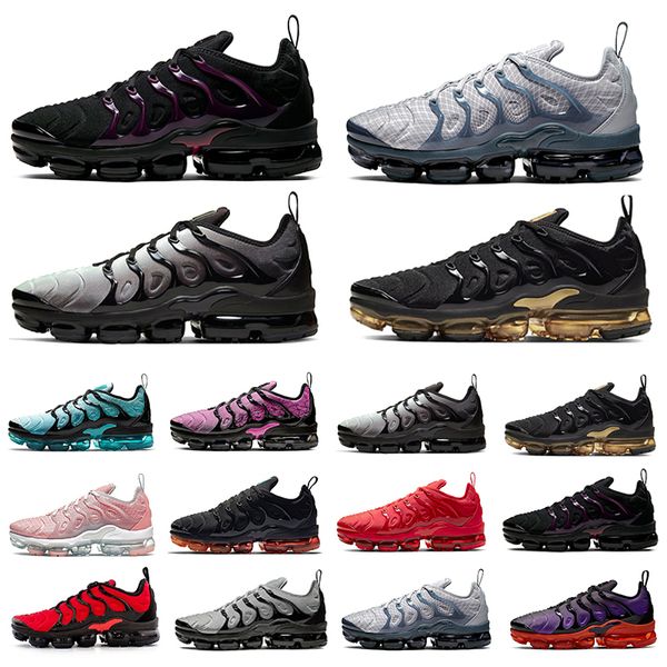 

36-47 grey tones knit plus tn mens running shoes zebra neon triple black white men women trainers sports sneakers chaussures zapatos scarpe, White;red