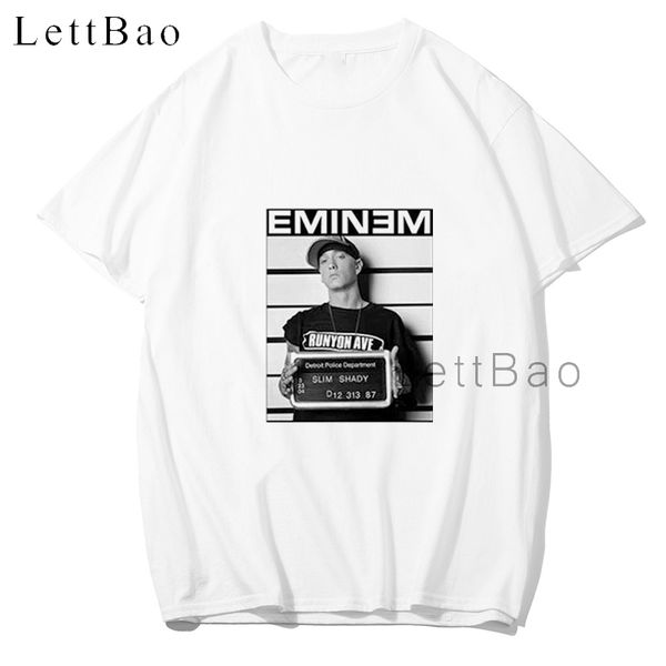 

eminem harajuku t-shirt punk gothic white t shirt men harajuku aesthetic aesthetic oversized t shirt camisetas poleras hipster