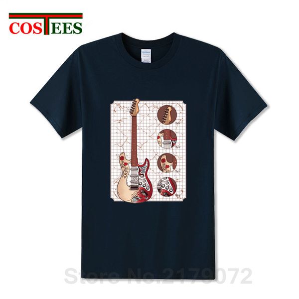 

monterey stratocaster guitar t shirt men bass guitar t-shirt guitar lover fans idea gift tee shirt quality graphic printed shirt