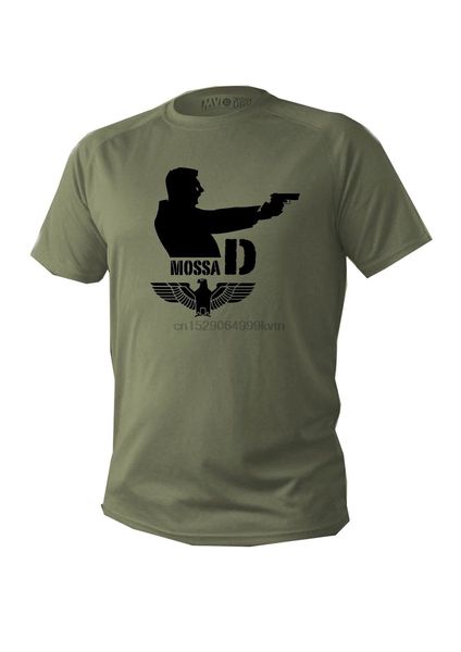 

2020 new summer casual men t-shirt t shirt mens short sleeve green olive israel defense forces mossad man