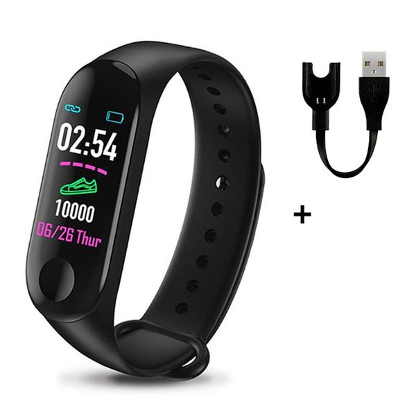 

2020 fitness heart rate blood pressure health waterproof men smart bracelet bluetooth watch wristband for android ios
