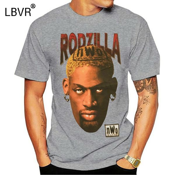 

vintage 90 rodzilla t-shirt dennis rodman 1nwo tee 1998 size s-3xl