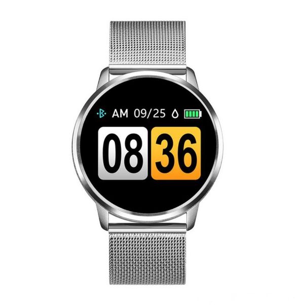 

newly q8 smart watch oled color screen smartwatch women fashion fitness tracker heart rate monitor smart watch (retail)