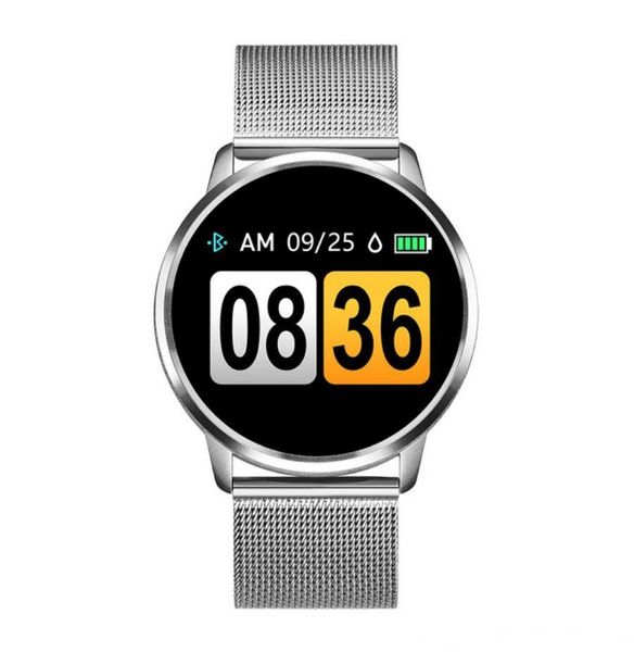 

newly q8 smart watch oled color screen smartwatch women fashion fitness tracker heart rate monitor smart watch (retail)