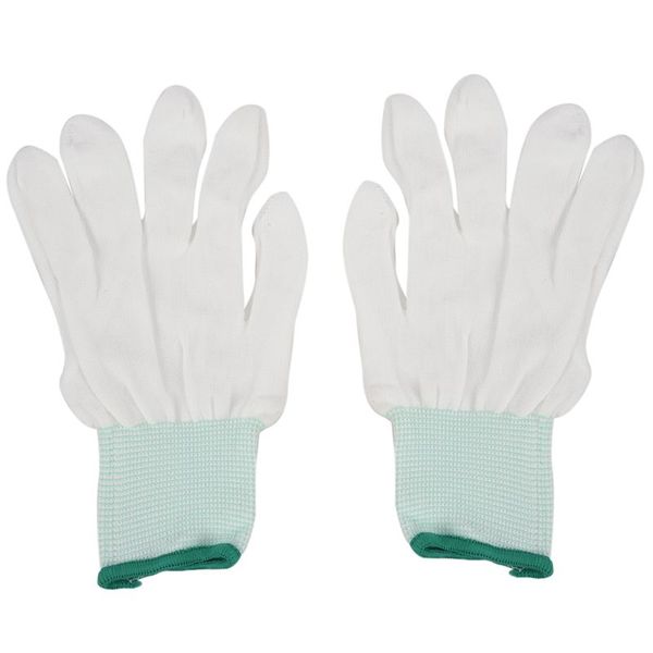 

1 пар нейлон лоскутных перчаток для движения машины лоскутных швейных перчаток, Blue;gray