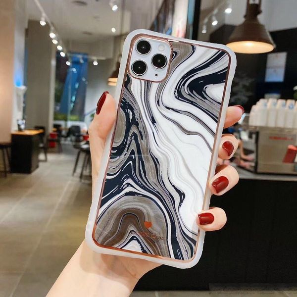 

glorious marble phone cases for iphone se2 silicone tpu cell phone shell good protecting from hit and scratch back cover for iphone 11pro