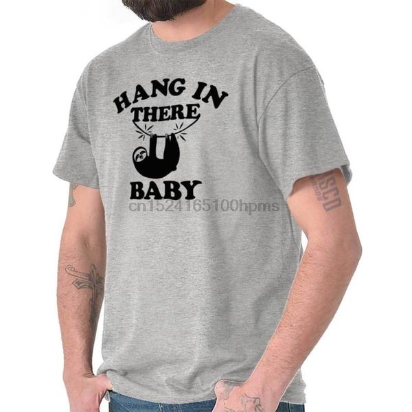 

hang in there baby cute sloth funny encouragement t shirt tee