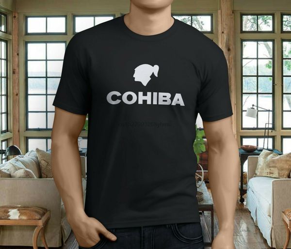 

новые популярные cohiba кубинский куба гавана сигары дым мужчины черная футболка s-3xl