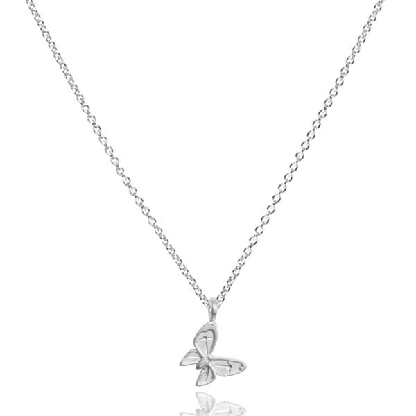 

make a wish card necklaces sun butterfly elephant dragonfly circle pendant necklace for women girls fashion jewelry, Silver