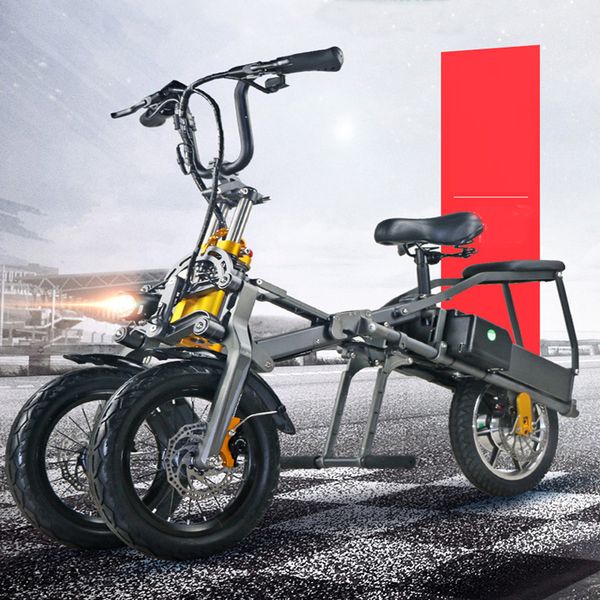 

powerful motorcycles vouwen electric bicycles cyclus vehicle bikes mountain scooters fat city bicycle eletrica 350 w 48v, Silver;blue