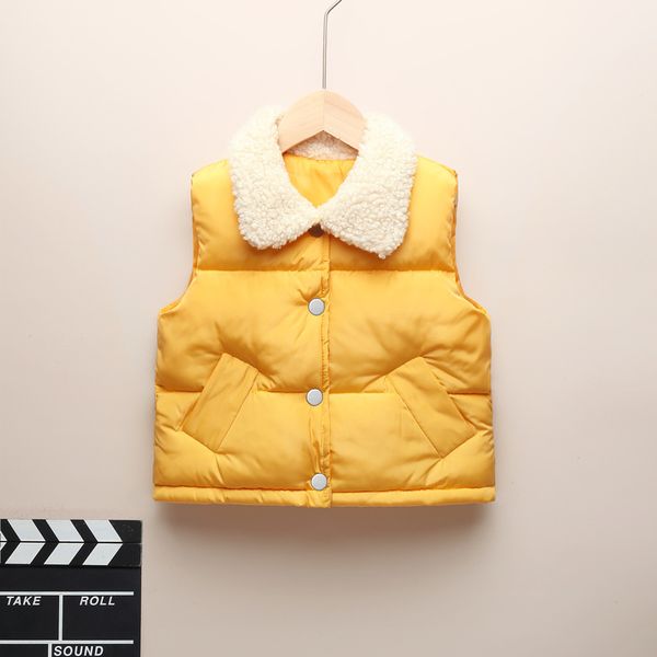 

childrenautumn winter down cotton vest thickened stand fur collar male and female baby waistcoatvvphfxbsh835eglr211esewxq9uy, Blue;gray