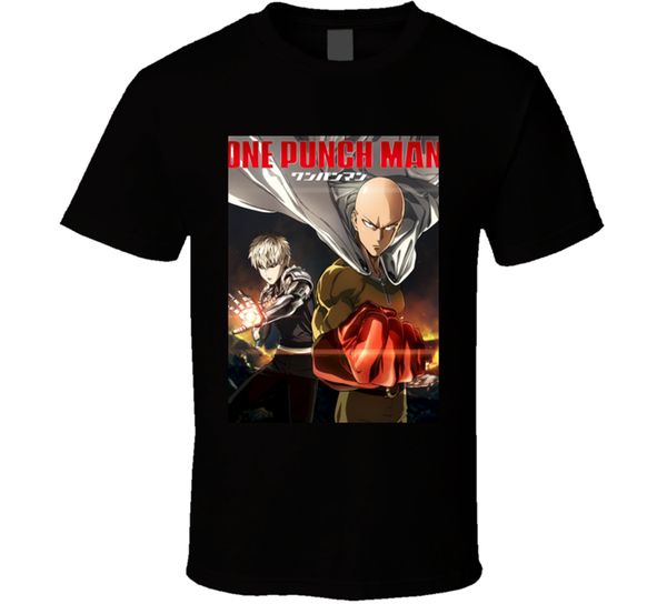 

new one punch man anime tv show poster men's t-shirt clothing size s-2xl round neck tee shirt
