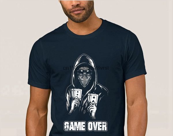 

acab game over t-shirt short sleeve leisure anti-wrinkle men t-shirt 2019 hombre big size xxxl awesome pop tee
