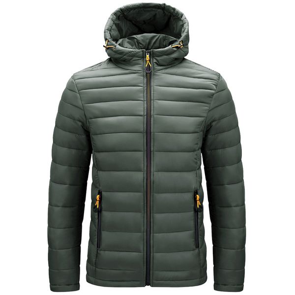 

men's winter warm outdoor down jacket fashion 71p9, Black