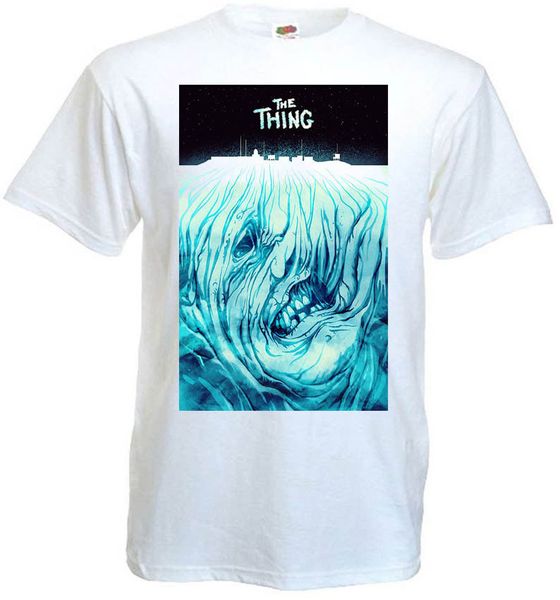 

the thing v.24 t shirt white movie poster all sizes s-3xl print t-shirt harajuku short sleeve men top